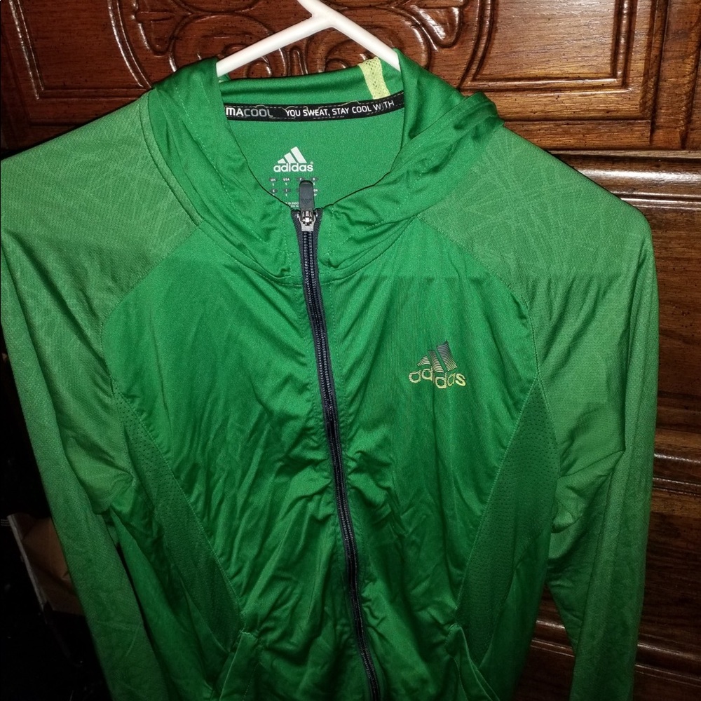 Adidas jacket with hood